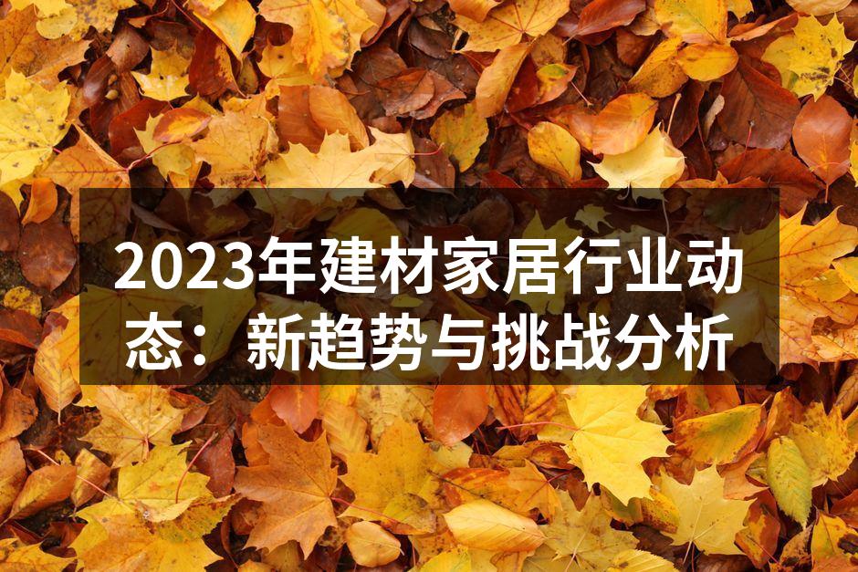 新型环保建材推广